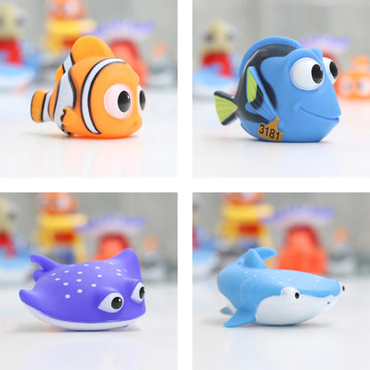 Baby Bath Water Spraying Squeeze Toy – Floating Rubber Animals for Kids