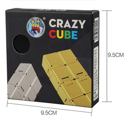ShengShou 2x2 Crazy Cube, Infinity Cube 2x2x2, Endless Speed Cube, Professional Puzzle Toy for Children & Kids Gift