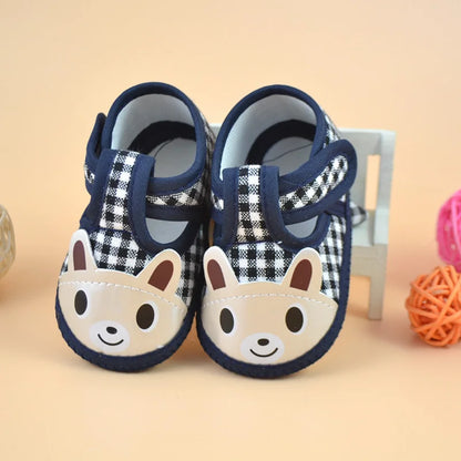 Newborn Baby Girl Soft Sole Crib Toddler Shoes – Canvas Sneakers for Boys & Girls