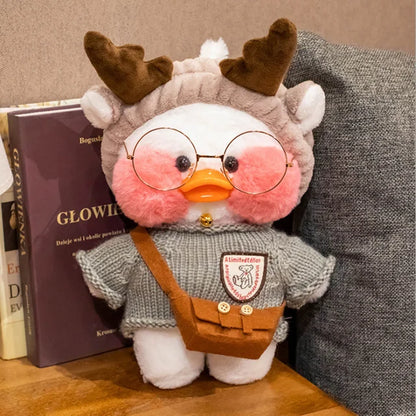Lalafanfan Yellow Duck Plush Toy 30cm (11.8 Inches)