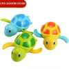 Cartoon Tortoise Baby Bath Toy – Colorful Soft Floating Clockwork Animal