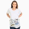 See You Soon Summer Tees Women T-shirts Slim Maternity Funny Letter Tops O-Neck Pregnancy T-shirts for Pregnant Women