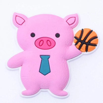 1-Piece Cute Cartoon Animal Shoe Charm for Kids — School Teacher Shoe Decoration Gift