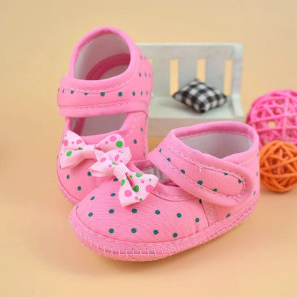 Newborn Baby Girl Soft Sole Crib Toddler Shoes – Canvas Sneakers for Boys & Girls