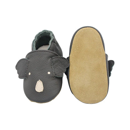 Baby Leather Casual Crib Shoes – First Steps Educational Walkers for Toddler Boys & Girls, Animal Sneakers for Newborns