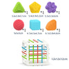 Montessori Shape Sorter Toy for Babies & Toddlers — Sensory Blocks, Fine Motor & Color Learning, BPA-Free Educational Set