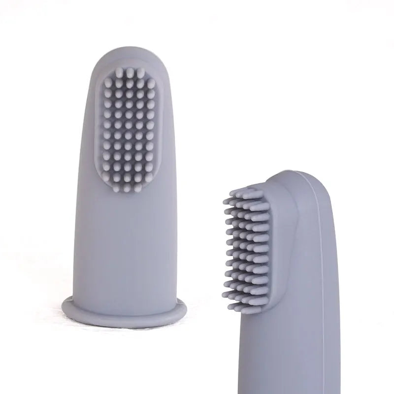BPA Free Baby Accessories Silicone Infant Toothbrush, Kids Finger Set Toothbrush for Children Teeth Cleaning, Baby Items