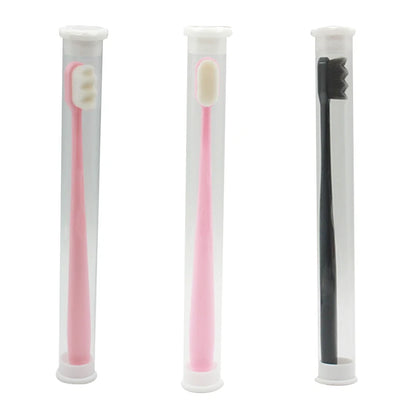 1Pc 12000 Ultra-Fine Bristles Soft Toothbrush, Portable Teeth Deep Cleaning & Whitening, Adults & Children Toothbrush