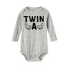 4-Color Newborn Baby Bodysuits – Long Sleeve Infant Jumpsuits for Twin Brothers & Sisters, Cozy Winter Outfit for Boys & Girls