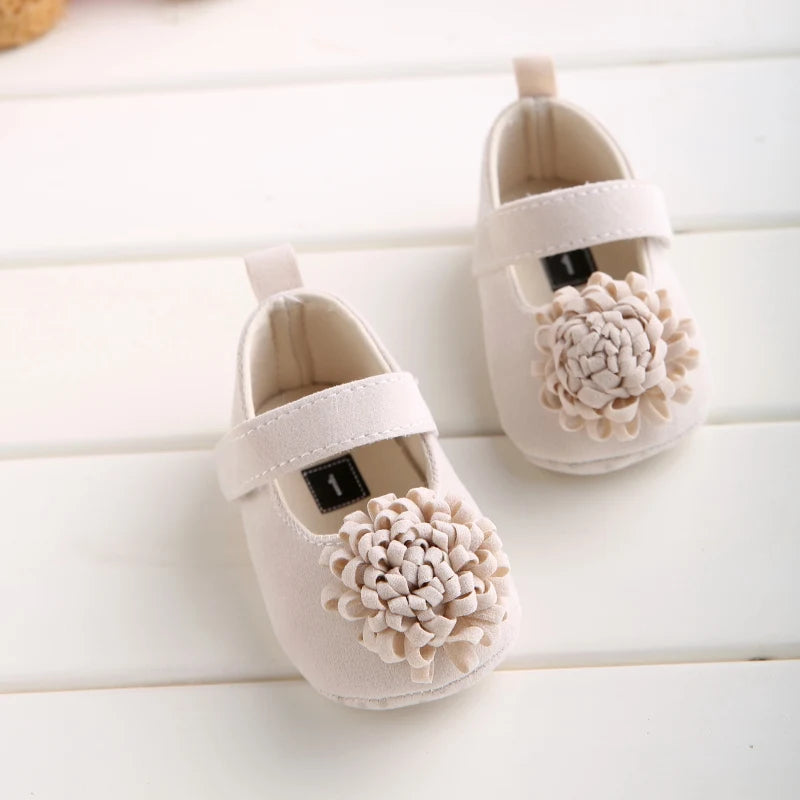 0-18 Months Newborn Baby Girl Walking Shoes – Princess Soft Bottom Anti-Drop Toddler Shoes