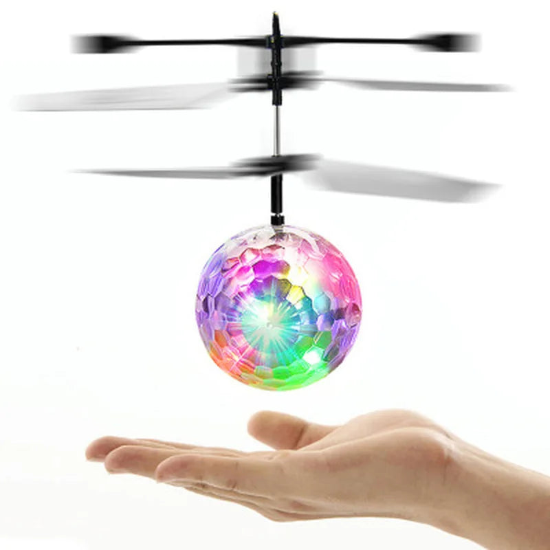 Gesture-Control Flying LED Hover Ball Toy — Infrared Induction Floating UFO for Kids