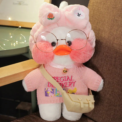 Lalafanfan Yellow Duck Plush Toy 30cm (11.8 Inches)
