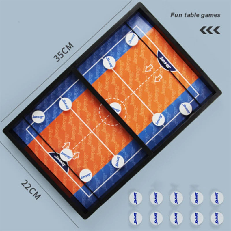Table Hockey Paced Sling Puck Board Game - Fast Sling Puck Winner Party Game, Adult and Child Family Desktop Battle Game