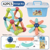 Magnetic Constructor Blocks Set – Magnet Stick and Rod Building Toys for Kids, Montessori Educational Toy for Boys and Girls