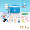 Wooden Doctor Play Set Pretend Medical Kit for Kids - Educational Nurse & Dentist Toy