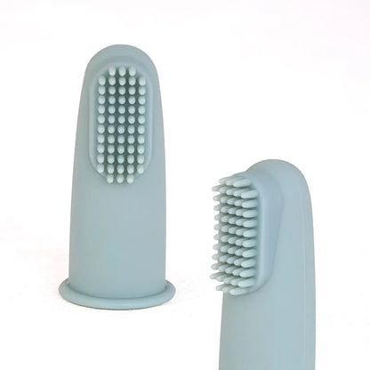 BPA Free Baby Accessories Silicone Infant Toothbrush, Kids Finger Set Toothbrush for Children Teeth Cleaning, Baby Items