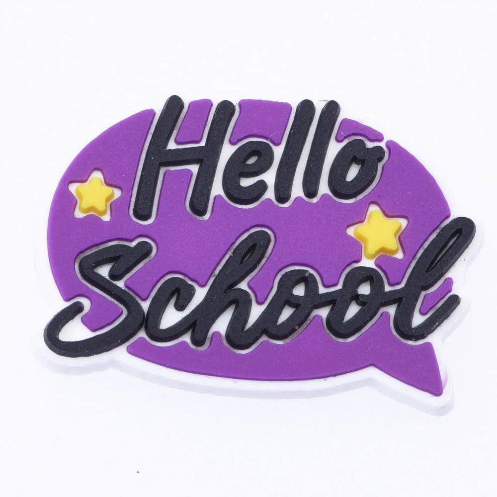 1-Piece Cute Cartoon Animal Shoe Charm for Kids — School Teacher Shoe Decoration Gift