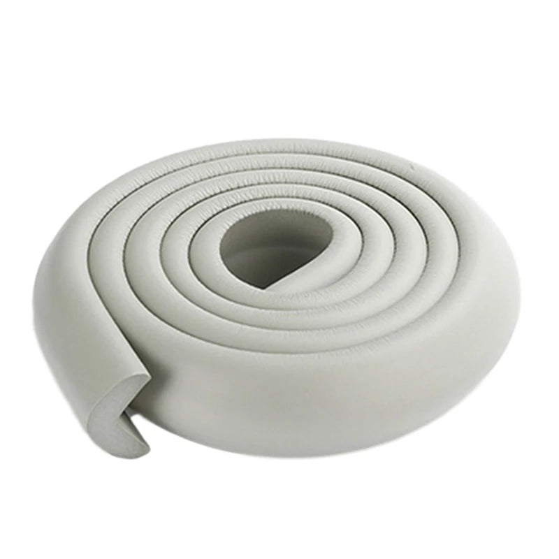 2M Soft Baby Safety Desk Table Edge Guard Strip Security L-Shaped Kids Protection Bumper Edge Angle Home Anti-Collision Strip