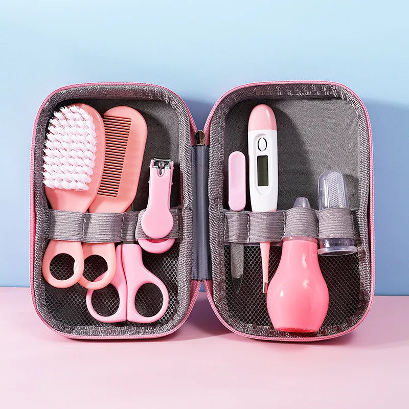 13/8/4Pcs Baby Care Kit - Newborn Beauty & Nail Kit, Baby Medical Care Tools, Nail Clippers, Hair Brush