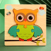 3D Wooden Puzzle – Baby Cartoon Animal Traffic Jigsaw Educational Toy for Children