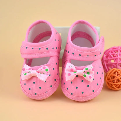 Newborn Baby Girl Soft Sole Crib Toddler Shoes – Canvas Sneakers for Boys & Girls