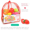Kids Fruit Cutting Playset – 6/10/13/24-Piece Pretend Kitchen Cutting Fruits & Vegetables Educational Toy Set