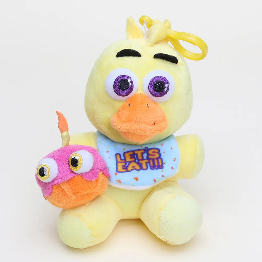 25cm Freddy Plush Foxy Chica Bonnie Springtrap Golden Freddy Fazbear Soft Stuffed Dolls Toy