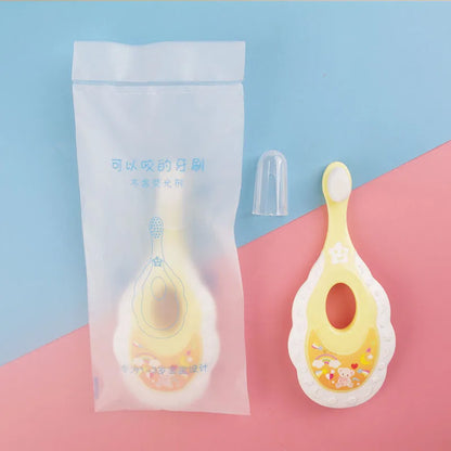 Baby & Toddler Toothbrush for 0-3 Years Old, Extra Soft 10000 Floss Bristles for Baby Gum Care