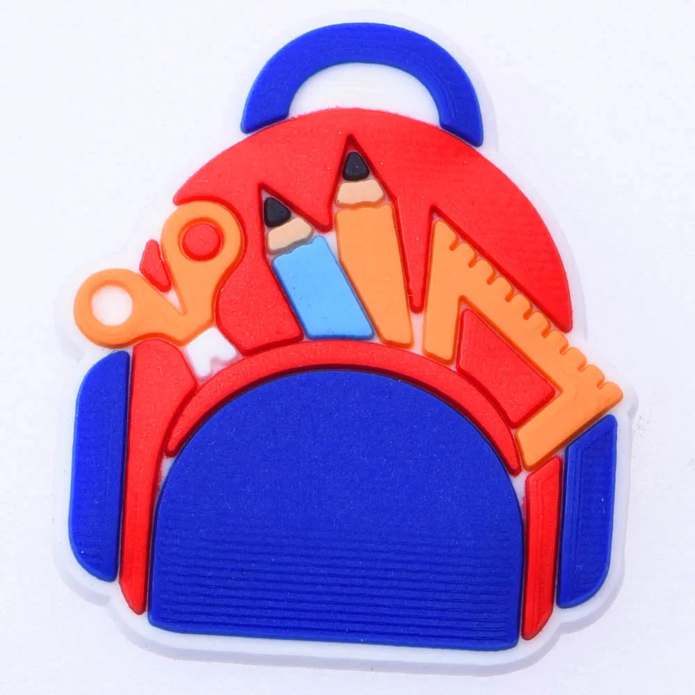 1-Piece Cute Cartoon Animal Shoe Charm for Kids — School Teacher Shoe Decoration Gift