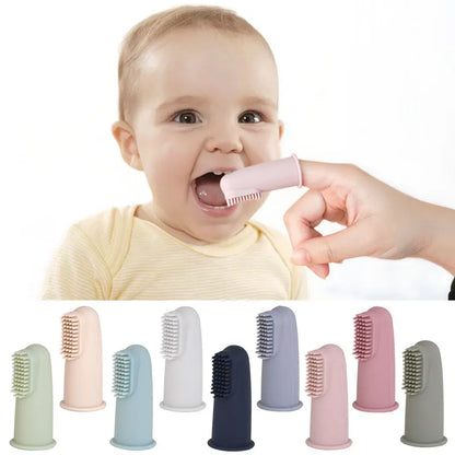 BPA Free Baby Accessories Silicone Infant Toothbrush, Kids Finger Set Toothbrush for Children Teeth Cleaning, Baby Items
