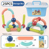 Magnetic Constructor Blocks Set – Magnet Stick and Rod Building Toys for Kids, Montessori Educational Toy for Boys and Girls