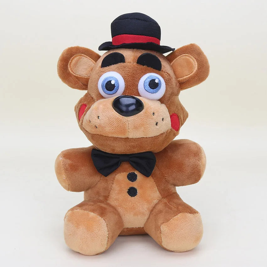 25cm Freddy Plush Foxy Chica Bonnie Springtrap Golden Freddy Fazbear Soft Stuffed Dolls Toy
