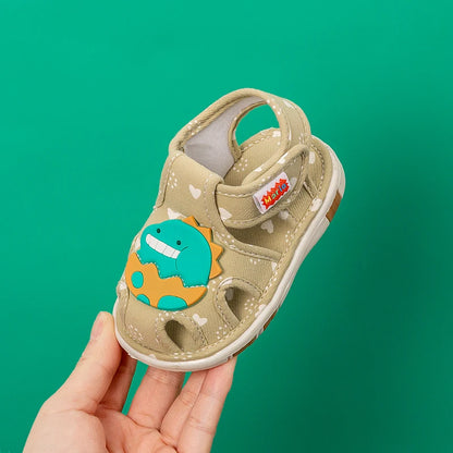 Baby Shoes with Sound Cute Bibi Toddler Shoes Kids Cartoons Boys Sandals Girls Bunny Infantil Slippers