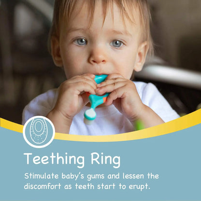 Baby & Toddler Toothbrush for 0-3 Years Old, Extra Soft 10000 Floss Bristles for Baby Gum Care