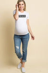 Brand New Women Pregnancy Clothes Baby Now Loading Pls Wait Maternity T-shirt Summer Short Sleeve Pregnant T-shirts