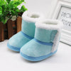 Baywell Baby Boots – Autumn Winter Warm Newborn Girls & Boys Walking Shoes, Soft Sole Fur Non-Slip Snow Boots (0-18M)