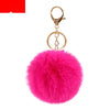 Disney Minnie and Mickey Mouse Plush Keychains, Cartoon Polka Dot Bow Pom-Pom Pendant Gift