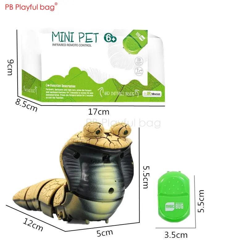 RC Insect and Animal Toy – Electric Simulated Snake, Cockroach, Pillbug Remote Control Toy