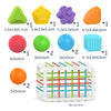 Montessori Shape Sorter Toy for Babies & Toddlers — Sensory Blocks, Fine Motor & Color Learning, BPA-Free Educational Set