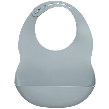 Muslinlife Newborn Baby Silicone Feeding Bibs | Waterproof Toddler Breakfast Tableware | Baby Feeding Bibs for Toddlers - Kidzy Market