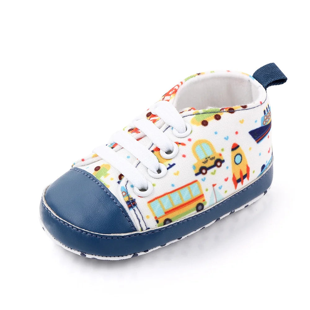 Lytwtw’s Spring Autumn Cute Cartoon Animals Sports Baby Shoes – Soft Sole First Walkers for Toddlers