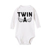 4-Color Newborn Baby Bodysuits – Long Sleeve Infant Jumpsuits for Twin Brothers & Sisters, Cozy Winter Outfit for Boys & Girls