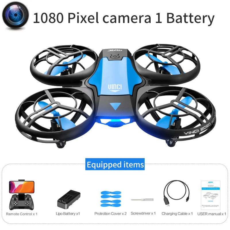 V8 Mini Drone with 4K and 1080P Wide-Angle Camera and WiFi FPV