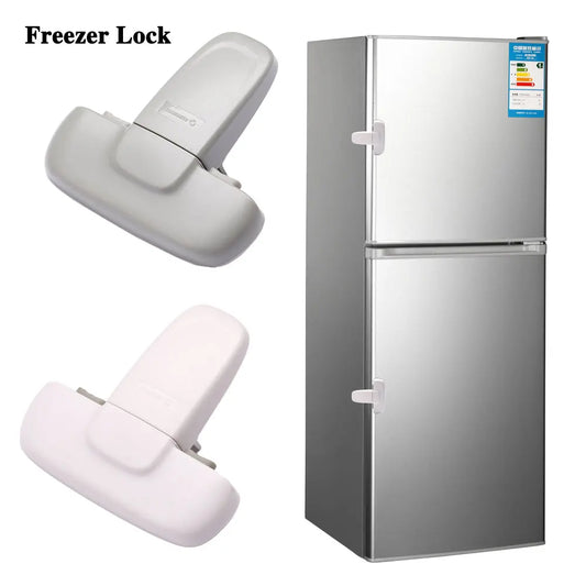 1Pcs Home Refrigerator Lock Fridge Freezer Door Catch Lock Toddler Kids Child Cabinet Safety Lock for Baby Safety