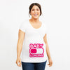 It's Twins Pregnancy T-Shirt | Maternity Tops | Plus-Size Short Sleeve Cartoon Print Announcement Tee for Pregnant Women