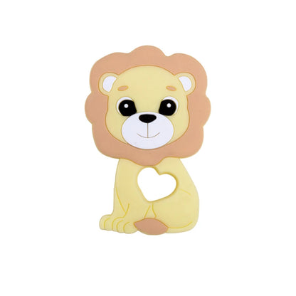 Cartoon Animal BPA-Free Silicone Teether - Food-Grade Silicone Teething Toy for Kids | DIY Teething & Christmas Gift Decor