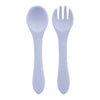 Feeding Wooden Handle Silicone Spoon for Baby – Training Utensils for Solid Foods – Kids' Manipulative Ability Development – Safe and Durable Children's Tableware