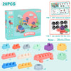 Baby Soft Plastic 3D Building Blocks – Large Rubber Particle Bricks, Early Education Toy for Toddlers, Gift for Babies