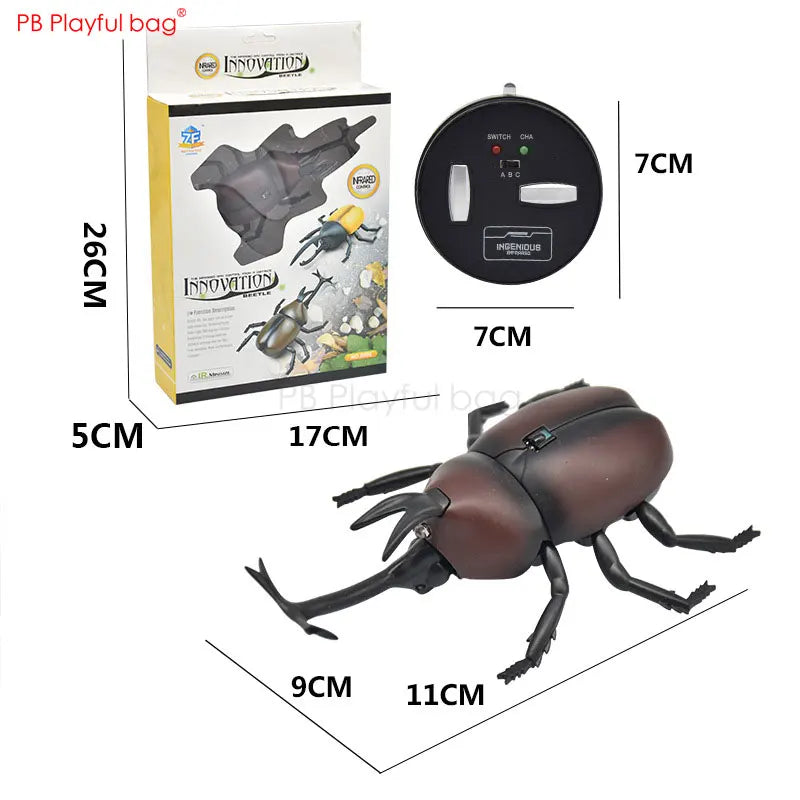 RC Insect and Animal Toy – Electric Simulated Snake, Cockroach, Pillbug Remote Control Toy