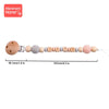 1pc Baby Wooden Teether - Crochet Giraffe Rattle Toy, BPA-Free Wood Rodent Rattle | Baby Mobile Gym Educational Toy